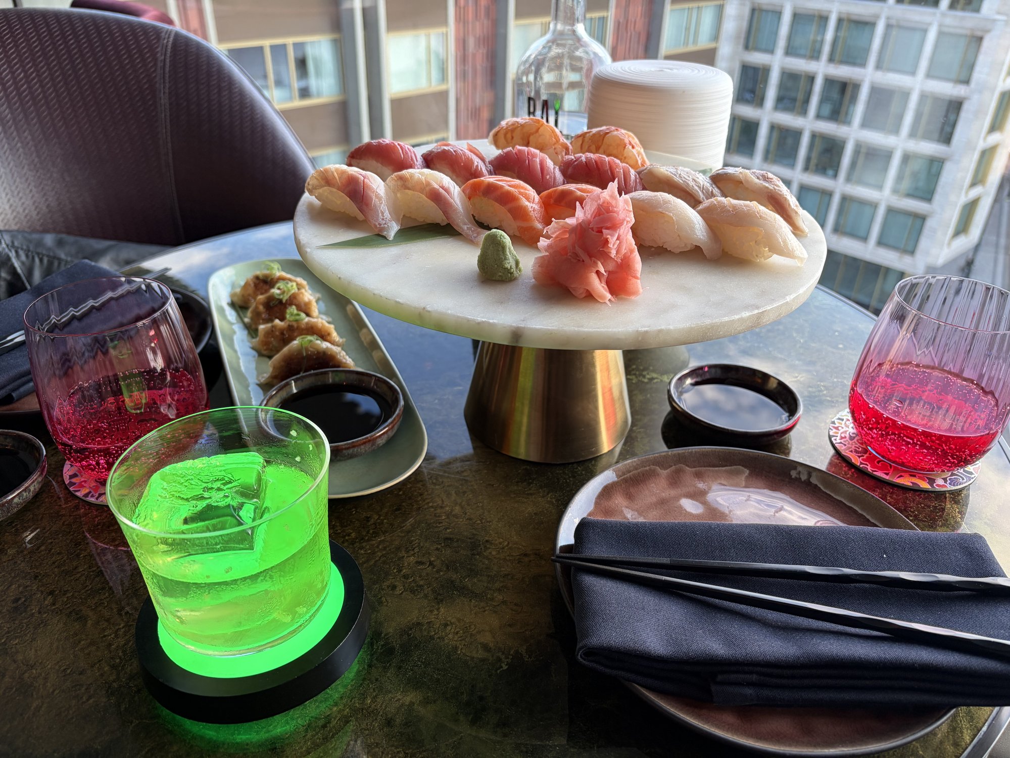 Date night! Coffee & Sushi