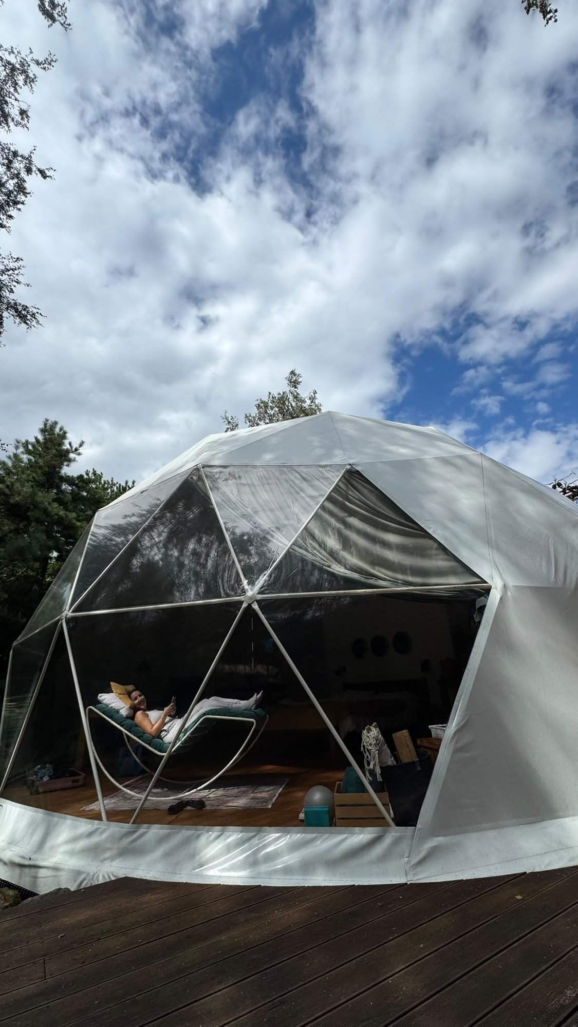 Glamping kidnapping weekend